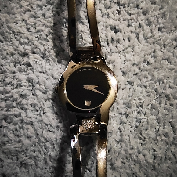 Movado Accessories - Movado Amorosa Diamond Watch With Stainless Steel Bangle Band